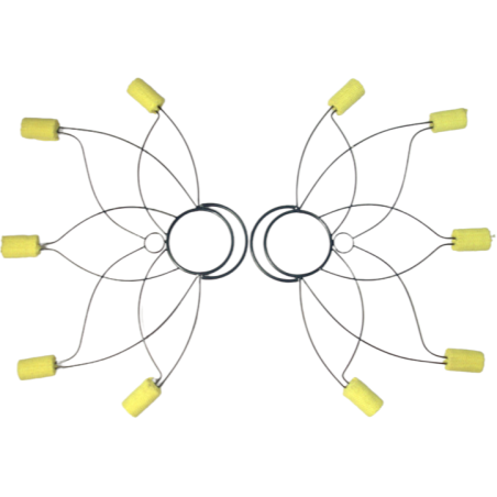 Medium Lotus Fire Fans