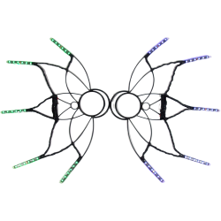 Medium Lotus Fans LED RGB